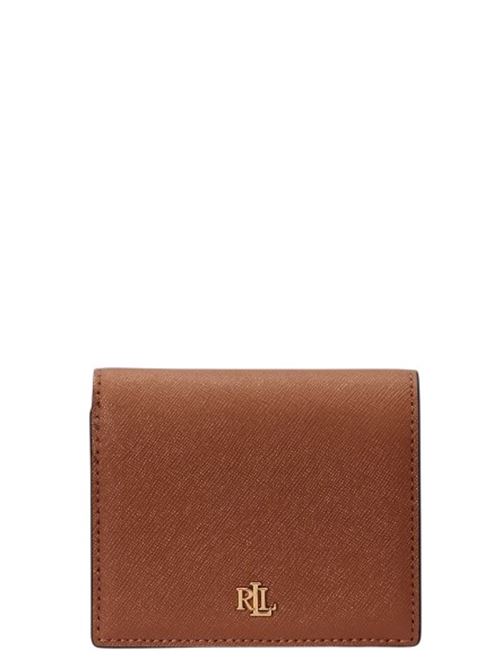 Portafoglio da donna in pelle LAUREN RALPH LAUREN | CMPCT WALLET.TAN